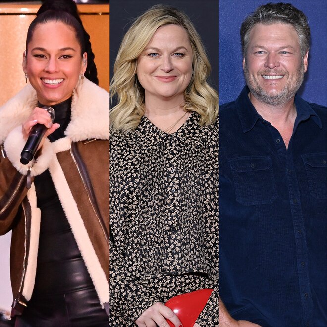 Alicia Keys, Amy Poehler, Blake Shelton